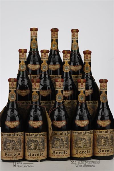 BAROLO 1974 - Fontanafredda - 12 Bottles