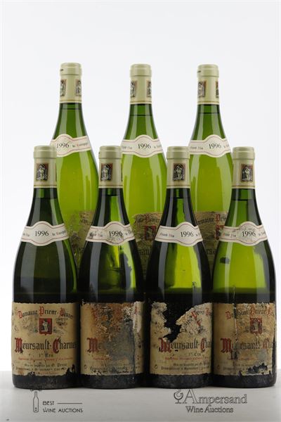 MEURSAULT CHARMES 1996 - Prieur Brunet - 7 Bottles