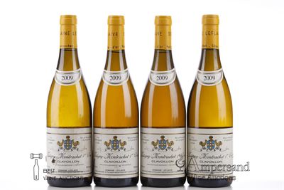 PULIGNY MONTRACHET CLAVOILLON 2009 - Domaine Leflaive - 4 Bottles