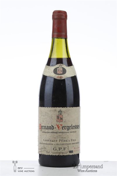 PERNAND VERGELESSES ROUGE 1985 - Grivelet - 1 Bottle