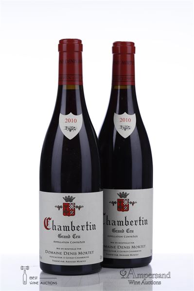 CHAMBERTIN 2010 - Denis Mortet - 2 Bottles