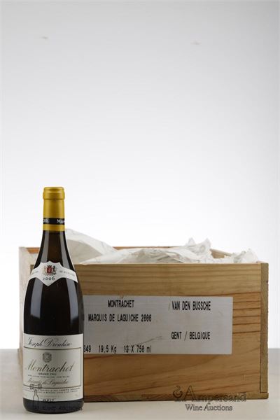 MONTRACHET MARQUIS DE LAGUICHE 2006 - Joseph Drouhin - 12 Bottles - Owc 12 - Missing Toplid