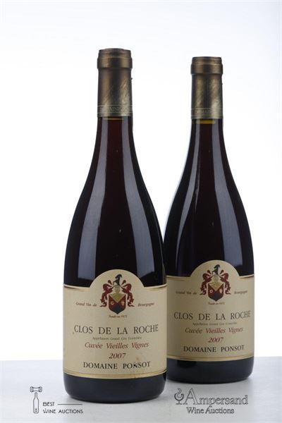 CLOS DE LA ROCHE CUVEE VIEILLES VIGNES 2007 - Ponsot - 2 Bottles