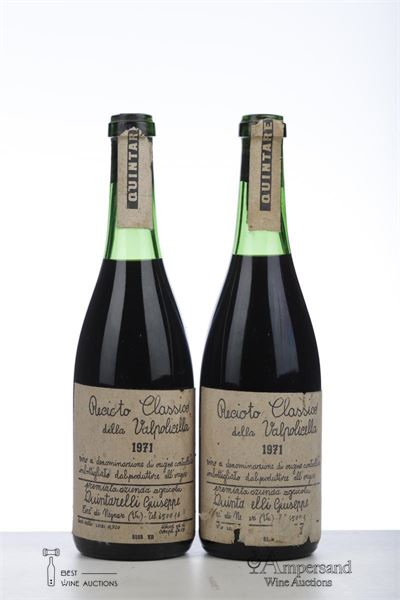 RECIOTO DELLA VALPOLICELLA 1971 - Quintarelli - 2 Bottles