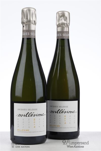 JACQUES SELOSSE EXTRA BRUT MILLESIME 2013 - Jacques Selosse - 2 Bottles