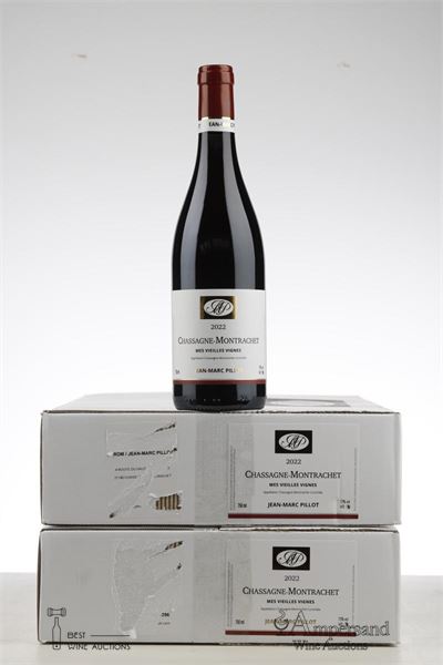 CHASSAGNE MONTRACHET ROUGE VIEILLES VIGNES 2022 -  Jean Marc Pillot - 12 Bottles - Oc 6