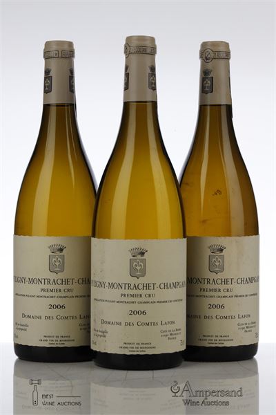 PULIGNY MONTRACHET CHAMP GAIN 2006 - Comtes Lafon - 3 Bottles