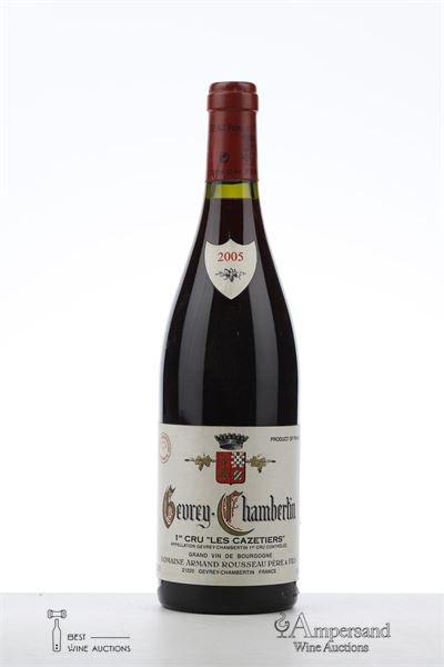 GEVREY CHAMBERTIN LES CAZETIERS 2005 - Armand Rousseau - 1 Bottle
