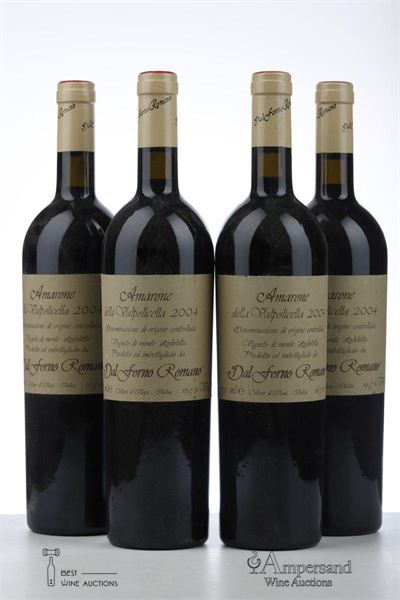 AMARONE DELLA VALPOLICELLA VIGNETO DI MONTE LODOLETTA 2004 - Dal Forno Romano - 4 Bottles