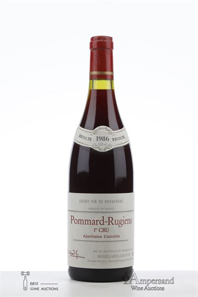 POMMARD RUGIENS 1986 - Moillard Grivot - 1 Bottle