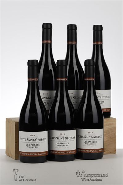 NUITS ST GEORGES LES PROCES 2014 - Arnoux Lachaux - 6 Bottles