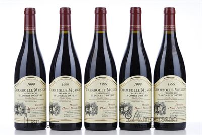 CHAMBOLLE MUSIGNY LA COMBE D'ORVEAU VIEILLES VIGNES 1999 - Perrot Minot - 5 Bottles
