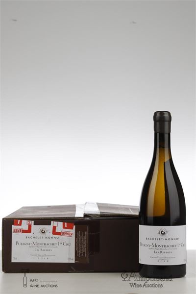 PULIGNY MONTRACHET LES REFERTS 2018 - Bachelet Monot - 6 Bottles - Oc 6