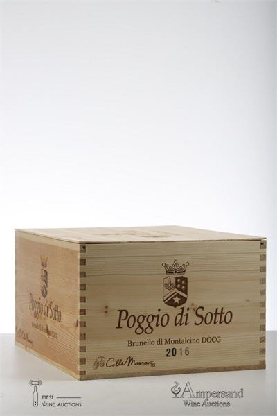 BRUNELLO DI MONTALCINO 2016 - Poggio di Sotto - 6 Bottles - Owc 6