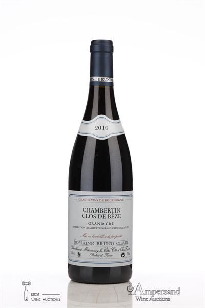 CHAMBERTIN CLOS DE BEZE 2010 - Bruno Clair - 1 Bottle