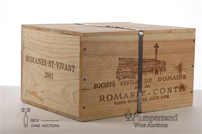 ROMANEE ST VIVANT 2001 - Domaine de la Romanee Conti - 6 Bottles - Owc 6