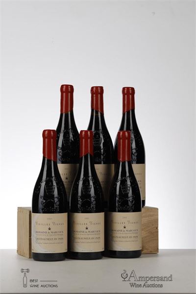 CHATEAUNEUF DU PAPE VIEILLES VIGNES 2003 - Domaine Marcoux - 6 Bottles - Owc 6