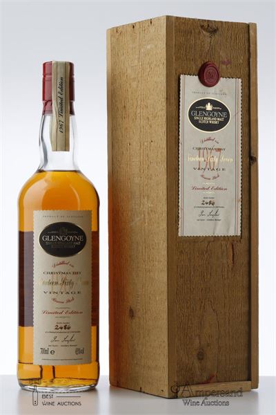 1967 GLENGOYNE VINTAGE CHRISTMAS DAY RESERVE STOCK - Limited production of 2500 bottles - Bottle n° 2486 - 1 Bottle - Owc 1