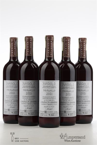 BAROLO PAIAGALLO 2021 - Canonica - 5 Bottles