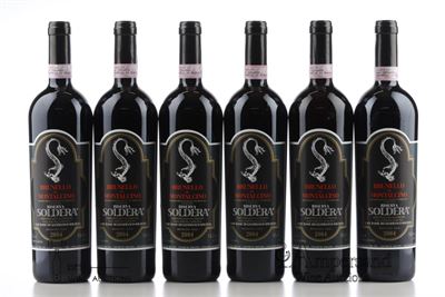 BRUNELLO DI MONTALCINO CASE BASSE RISERVA 2004 - Soldera  - 6 Bottles