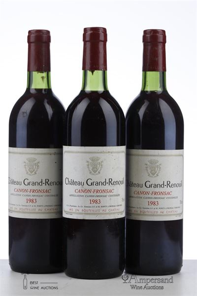 GRAND RENOUIL 1983 - Mc - 3 Bottles