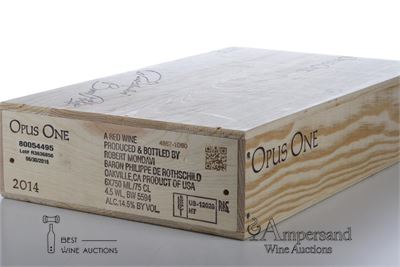 OPUS ONE Mondavi/Rothschild 2014 - 6 Bottles in Owc 6