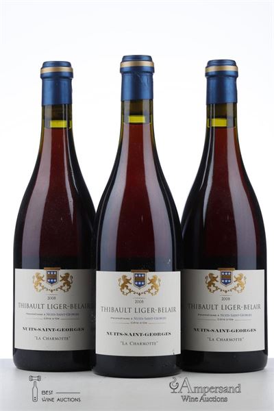 NUITS ST GEORGES LA CHARMOTTE 2008 - Thibault Liger Belair - 3 Bottles