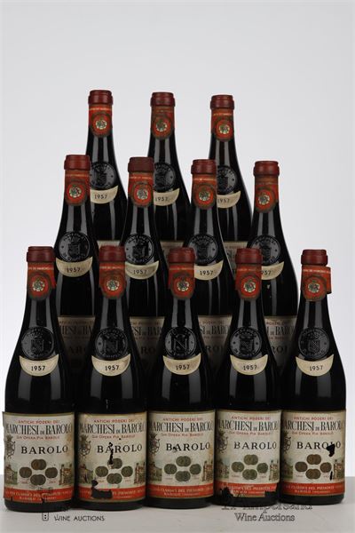 BAROLO 1957 - Marchesi di Barolo - 12 Bottles