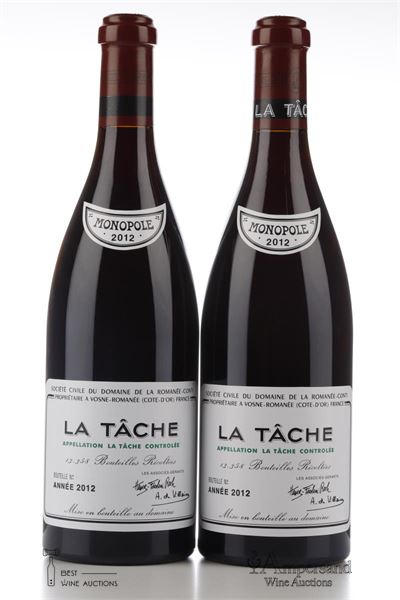 LA TACHE Domaine de la Romanee Conti 2012 - 2 Bottles