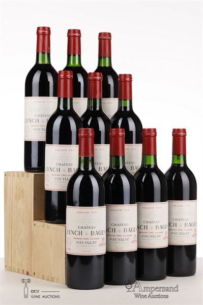 LYNCH BAGES 1986 - Mc - 10 Bottles - Owc 12