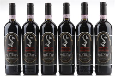 BRUNELLO DI MONTALCINO CASE BASSE RISERVA 1999 - Soldera  - 6 Bottles