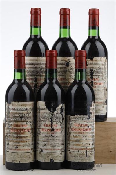 EGLISE CLINET 1978 - Mc - 6 Bottles