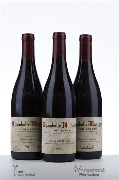 CHAMBOLLE MUSIGNY LES CRAS 2010 - Georges Roumier - 3 Bottles