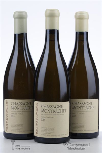 CHASSAGNE MONTRACHET BLANC VIEILLES VIGNES 2019 - Pierre Yves Collin Morey - 3 Bottles