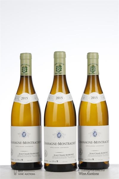 CHASSAGNE MONTRACHET 2015 - Ramonet - 3 Bottles