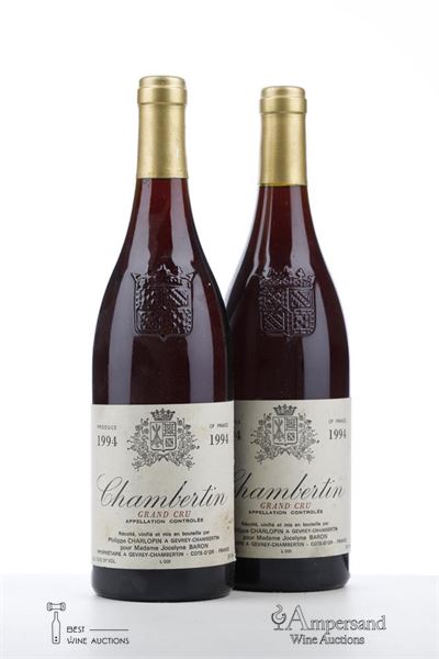 CHAMBERTIN 1994 - Philippe Charlopin - 2 Bottles
