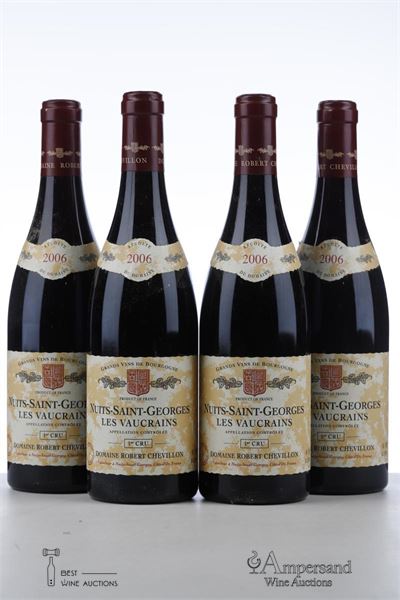 NUITS ST GEORGES LES VAUCRAINS 2006 - Robert Chevillon - 4 Bottles