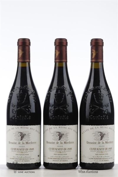 CHATEAUNEUF DU PAPE LA REINE DES BOIS 2000 - Domaine de la Mordoree - 3 Bottles