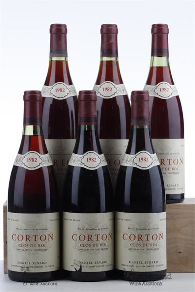 CORTON CLOS DU ROI 1982 - Daniel Senard - 6 Bottles