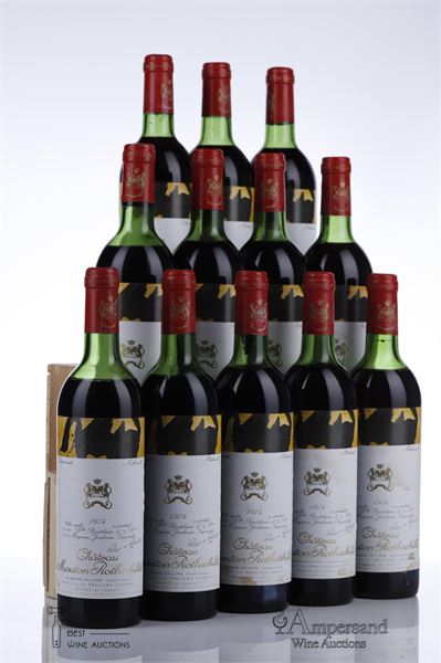MOUTON ROTHSCHILD 1974 - 12 Bottles - Owc 12