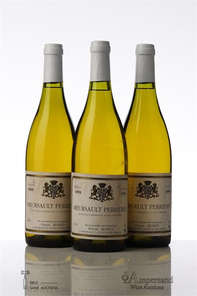 MEURSAULT PERRIERES 1995 - Pierre Morey - 3 Bottles
