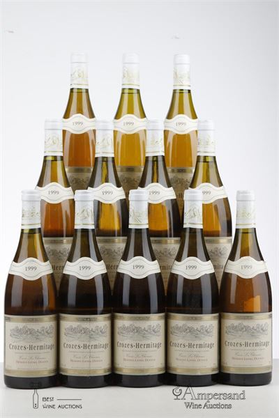 CROZES HERMITAGE BLANC CUVEE LES CHARMES 1999 -  Lionel Dufour - 12 Bottles