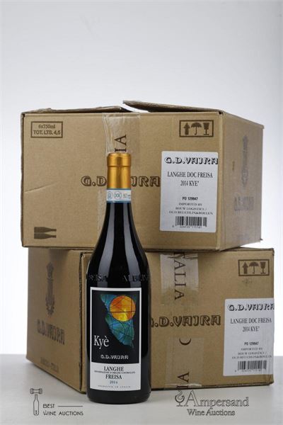 KYE FREISA LANGHE ROSSO 2014 - G.D. Vajra - 12 Bottles - Oc 6