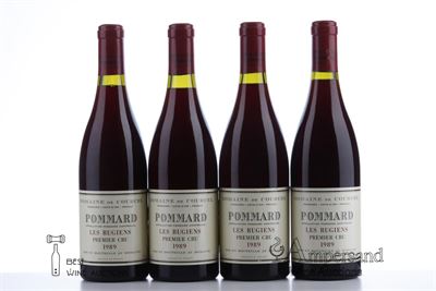 POMMARD LES RUGIENS 1989 - Domaine de Courcel - 7 Bottles