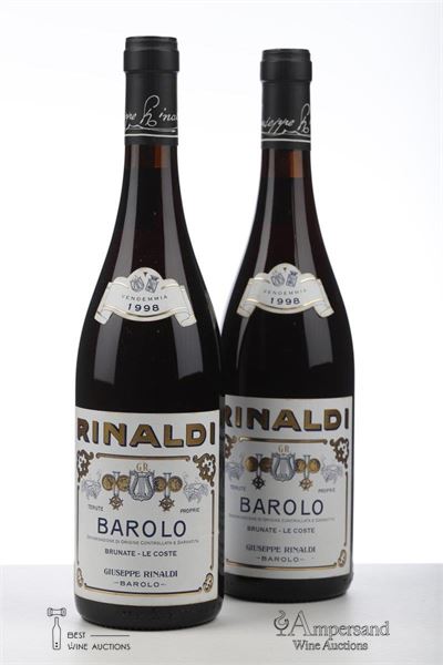 BAROLO BRUNATE LE COSTE 1998 - Giuseppe Rinaldi - 2 Bottles