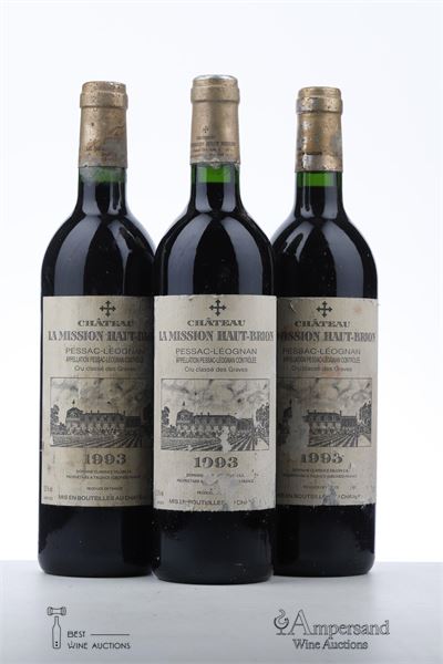 MISSION HAUT BRION 1993 - Mc - 3 Bottles