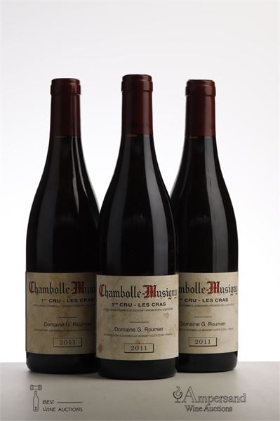 CHAMBOLLE MUSIGNY LES CRAS 2011 - Georges Roumier - 3 Bottles