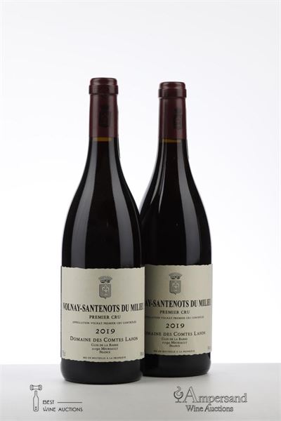 VOLNAY SANTENOTS DU MILIEU 2019 - Comtes Lafon - 2 Bottles