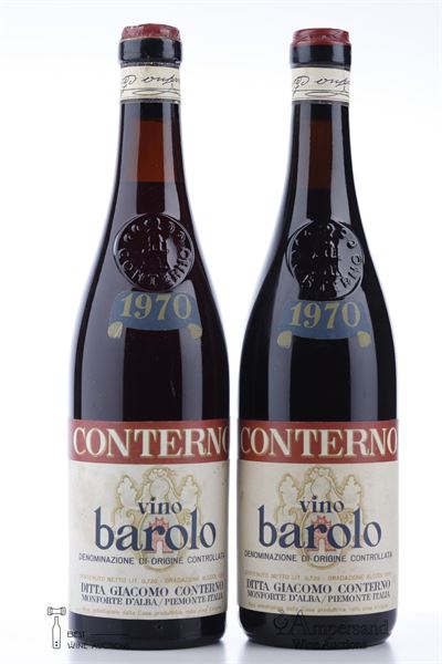 BAROLO 1970 -  Giacomo Conterno - 2 Bottles
