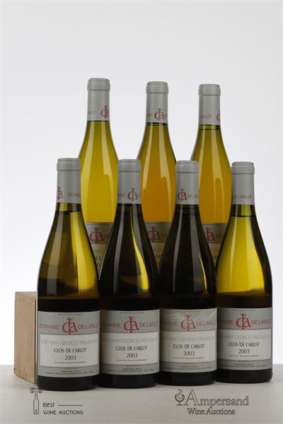 NUITS ST GEORGES BLANC CLOS DE L'ARLOT 2003 - Domaine de l'Arlot - 7 Bottles